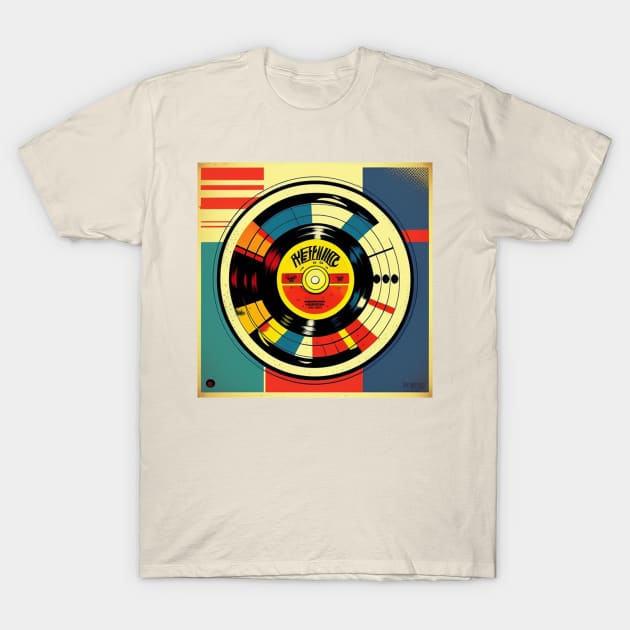 Vintage Pop Art Vinyl Records III T-Shirt by musicgeniusart